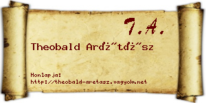 Theobald Arétász névjegykártya